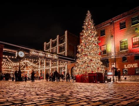 the distillery winter village